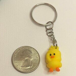 Rubber Duck, Rubber Duck Keychain, Ducky Keychain, Gift Idea, Yellow Duck